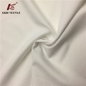 Tessuto elasticizzato in poliestere spandex jacquard solido